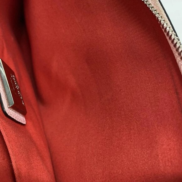 Auth CHRISTIAN LOUBOUTIN Loubi Clutch Pink Leather Clutch Bag - Picture 13 of 15